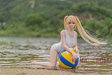 【即納・国内発送・送料無料】7kg フルシリコン製ラブドール WAXDOLL 85cm バスト平 #GF05ヘッド リアルメイク付き ミニドール