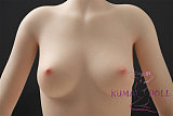 【即納・国内発送・送料無料】7kg フルシリコン製ラブドール WAXDOLL 85cm バスト平 #GF05ヘッド リアルメイク付き ミニドール