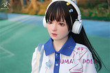 TPE製ラブドール MOZU 145cm Dカップ 小鱼（Xiaoyu）体重25kg 肌色＆眼球色＆メイク＆ウィッグ＆衣装は宣材写真と同じ