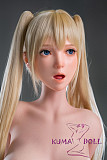 フルシリコン製ラブドール WAXDOLL 新型 147cm Aカップ #GD36-1ヘッド 口開閉&模擬口腔選択可能 リアルメイク付き