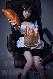 【10%OFF実施中！カートに入れると割引後の価格をご確認いただけます】My Loli Waifu 略称MLWロり系ラブドール フルシリコン製 145cm Bカップ 陽葵Haruki頭部 メイク選択可能