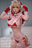 フルシリコン製ラブドール JYDOLL 161cm Fカップ 艾米莉（Mili）ヘッド 身体リアルメイク付き