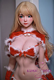 フルシリコン製ラブドール JYDOLL 161cm Fカップ 艾米莉（Mili）ヘッド 身体リアルメイク付き