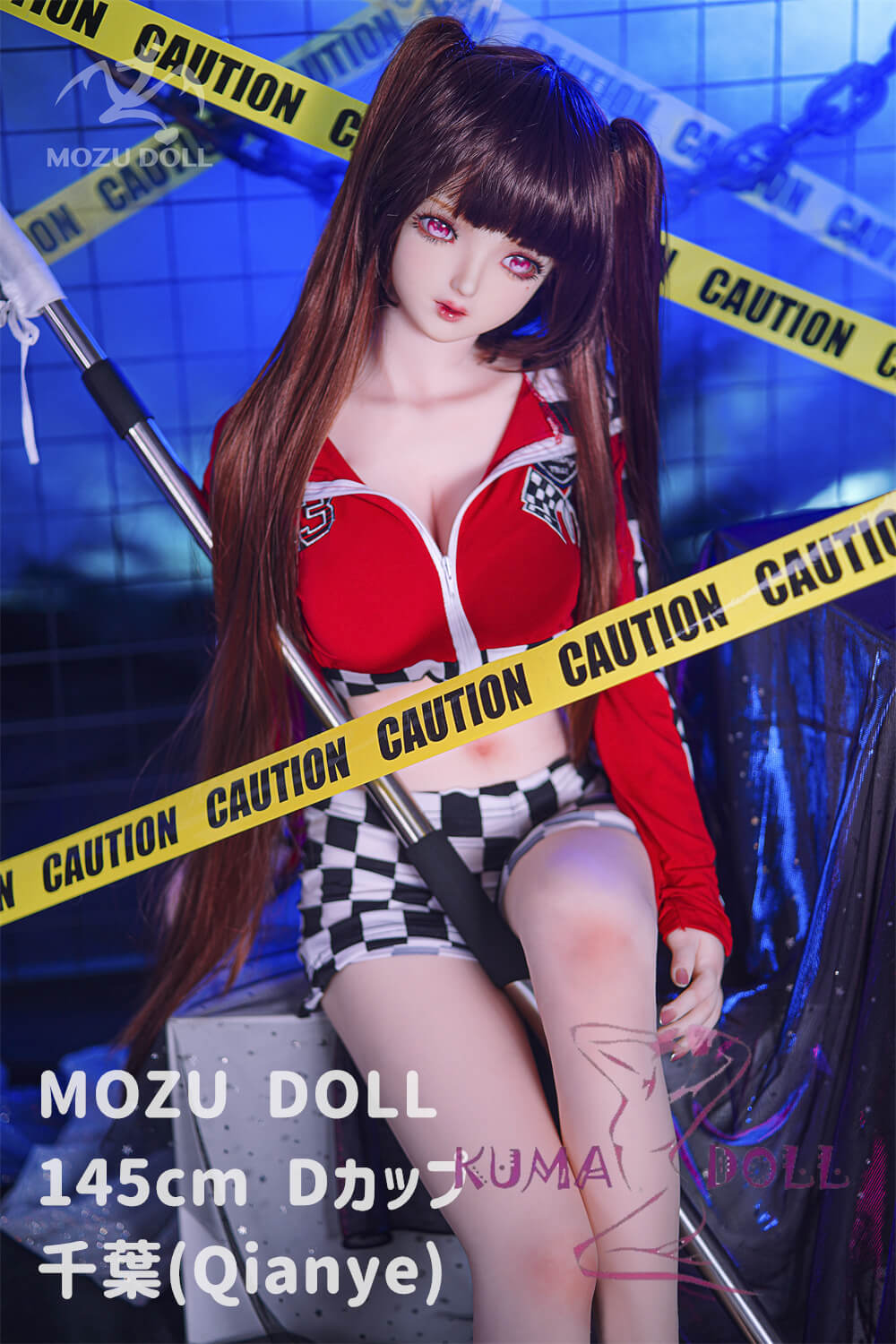 TPE製ラブドール MOZU 145cm Dカップ 千葉（Qianye）体重25kg 肌色＆眼球色＆メイク＆ウィッグ＆衣装は宣材写真と同じ