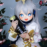 売れ切れ 6kg ソフトビニール製頭部 TPE製ボディ MOZU DOLL 85cm Aカップ 派蒙（Paimeng) 肌色＆眼球色＆メイク＆ウィッグ＆衣装は宣材写真と同じ 小型で軽量化で収納しやい 使いやすい