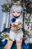 売れ切れ 6kg ソフトビニール製頭部 TPE製ボディ MOZU DOLL 85cm Aカップ 派蒙（Paimeng) 肌色＆眼球色＆メイク＆ウィッグ＆衣装は宣材写真と同じ 小型で軽量化で収納しやい 使いやすい