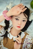 シリコン製頭部+TPEボディ Sanmu doll 126cm AAカップ #S46 ヘッド 可愛い ラブドール