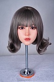 シリコン製頭部+TPEボディ Sanmu doll 126cm AAカップ #S46 ヘッド 可愛い ラブドール