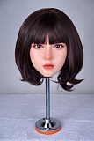 シリコン製頭部+TPEボディ Sanmu doll 145cm Bカップ #S32ヘッド 可愛い ラブドール