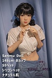 シリコン製頭部+TPEボディ Sanmu doll 148cm Bカップ #S9ヘッド 可愛い ラブドール