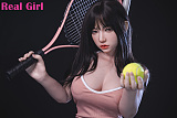 Real Girl 電動オナホール ラブドール マンコの挟吸機能 163cm巨乳Fカップ D2ヘッド ボディ選択可 軟質シリコン材質頭部 口開閉機能やリアル口腔が無料
