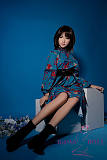 シリコン製頭部+TPEボディ ラブドール AXB Doll 140cm バスト中 GD21 最新作ヘッド 掲載画像のボディはリアルメイク付き
