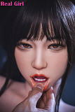 Real Girl 電動オナホール ラブドール マンコの挟吸機能 163cm巨乳Fカップ D2ヘッド ボディ選択可 軟質シリコン材質頭部 口開閉機能やリアル口腔が無料