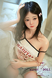 フルシリコン製 Sanmu doll 138cm Bカップ #S46 ヘッド 可愛い ラブドール ジーンズ