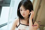 フルシリコン製 Sanmu doll 138cm Bカップ #S46 ヘッド 可愛い ラブドール ジーンズ