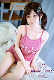 フルシリコン製 Sanmu doll 138cm Bカップ #S37 ヘッド 可愛い ラブドール ツインテール パジャマ