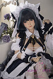 シリコン製頭部+TPEボディ ラブドール AXB Doll 140cm バスト大 GD22 掲載画像のボディはリアルメイク付き