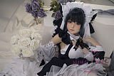 シリコン製頭部+TPEボディ ラブドール AXB Doll 140cm バスト大 GD22 掲載画像のボディはリアルメイク付き