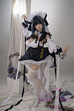 シリコン製頭部+TPEボディ ラブドール AXB Doll 140cm バスト大 GD22 掲載画像のボディはリアルメイク付き