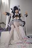 シリコン製頭部+TPEボディ ラブドール AXB Doll 140cm バスト大 GD22 掲載画像のボディはリアルメイク付き