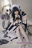 シリコン製頭部+TPEボディ ラブドール AXB Doll 140cm バスト大 GD22 掲載画像のボディはリアルメイク付き