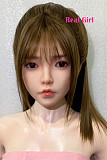 Real Girl P1ヘッド 高級シリコン製 可愛い 女性ヘッド 等身大ドールの頭 頭部単品 ヘッド単体 フィギュア M16ボルト採用 140-170CM身長適用 職人メイク 塗装済み