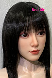 Real Girl P5ヘッド 高級シリコン製 可愛い 女性ヘッド 等身大ドールの頭 頭部単品 ヘッド単体 フィギュア M16ボルト採用 140-170CM身長適用 職人メイク 塗装済み