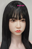 Real Girl D2ヘッド 軟質シリコン製 可愛い 女性ヘッド ラブドールの頭 頭部単品 ヘッド単体 M16ボルト採用 140-170CM身長適用 職人メイク 塗装済み 口開閉機能付き リアルな口腔構造