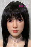 Real Girl P5ヘッド 高級シリコン製 可愛い 女性ヘッド 等身大ドールの頭 頭部単品 ヘッド単体 フィギュア M16ボルト採用 140-170CM身長適用 職人メイク 塗装済み