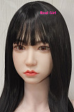 Real Girl D2ヘッド 軟質シリコン製 可愛い 女性ヘッド ラブドールの頭 頭部単品 ヘッド単体 M16ボルト採用 140-170CM身長適用 職人メイク 塗装済み 口開閉機能付き リアルな口腔構造