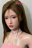 Real Girl P6ヘッド 高級シリコン製 可愛い 女性ヘッド 等身大ドールの頭 頭部単品 ヘッド単体 フィギュア M16ボルト採用 140-170CM身長適用 職人メイク 塗装済み