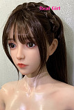 Real Girl P9ヘッド 高級シリコン製 可愛い 女性ヘッド 等身大ドールの頭 頭部単品 ヘッド単体 フィギュア M16ボルト採用 140-170CM身長適用 職人メイク 塗装済み