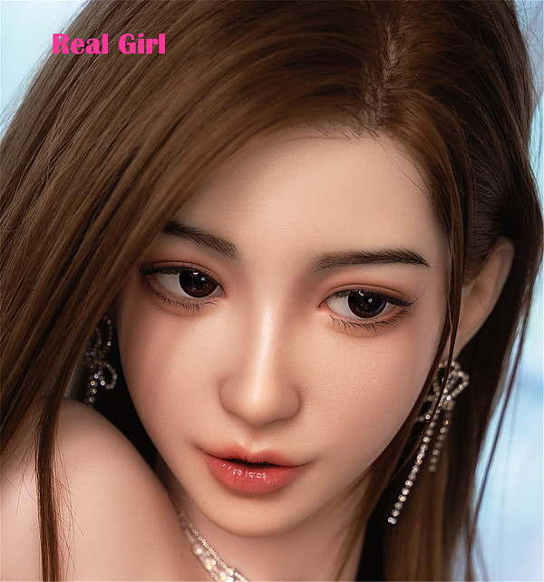 口開閉機能付き リアルな口腔無料 Real Girl D5ヘッド 軟質シリコン製 可愛い 女性ヘッド ラブドールの頭 頭部単品 ヘッド単体 M16ボルト採用 140-170CM身長適用 職人メイク 塗装済み