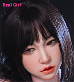 Real Girl D2ヘッド 軟質シリコン製 可愛い 女性ヘッド ラブドールの頭 頭部単品 ヘッド単体 M16ボルト採用 140-170CM身長適用 職人メイク 塗装済み 口開閉機能付き リアルな口腔構造無料