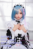 SHEDOLL ロり系 148cm普通乳Dカップ 洛小夕（Luoxiaoxi）ヘッド ラブドール ボディー材質など選択可能