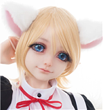 EXDOLL 高級シリコン材質 145cm 玥（ELF耳つき）ヘッド 新作桜ピンク ボディー及びヘッドなど選択可能 カスタマイズ可 可愛いドール