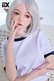EXDOLL 高級シリコン材質 145cm 玥（ELF耳つき）ヘッド 新作桜ピンク ボディー及びヘッドなど選択可能 カスタマイズ可 可愛いドール