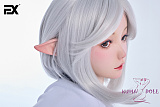 EXDOLL 高級シリコン材質 145cm 玥（ELF耳つき）ヘッド 新作桜ピンク ボディー及びヘッドなど選択可能 カスタマイズ可 可愛いドール