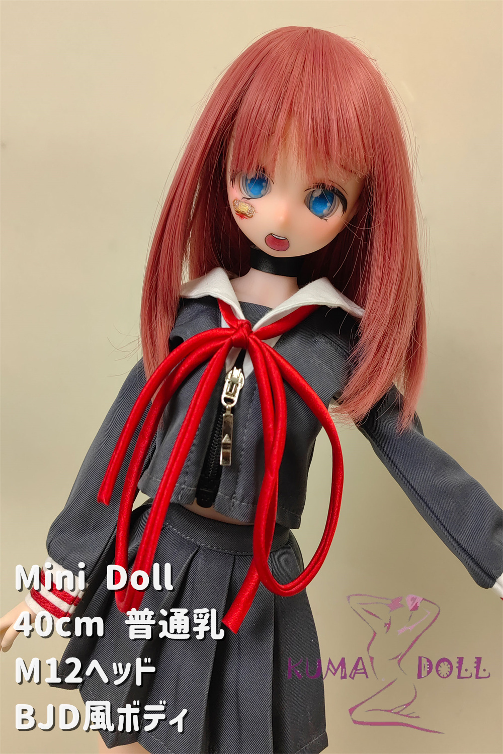 Mini Doll ミニドール セックス可能 40cm普通乳 BJD風ボディ M12 ヘッド