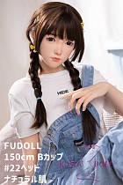 FUDOLL 150cm Bカップ #22頭部 ラブドール 高級シリコン頭部 ボディ材質及び身長など選べる