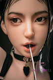 Yearndoll ラブドール 【進化版】163cm Eカップ リアル皮膚メイク付き Y206 ヘッド 口開閉機能&オーラル&模擬口腔付き ダッチワイフ シリコン製ヘッド  等身大セックス人形