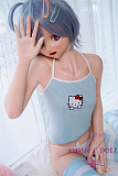 Real Girl  アニメドール ラブドール 148cm貧乳 アニメ＃1ヘッド ボディ選択可 軟質シリコン材質頭部 口開閉機能やリアル口腔が無料付き