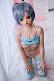 Real Girl  アニメドール ラブドール 148cm貧乳 アニメ＃1ヘッド ボディ選択可 軟質シリコン材質頭部 口開閉機能やリアル口腔が無料付き