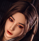 Real Girl D10ヘッド 軟質シリコン製 可愛い 女性ヘッド ラブドールの頭 頭部単品 ヘッド単体 M16ボルト採用 140-170CM身長適用 職人メイク 塗装済み 口開閉機能付き リアルな口腔構造