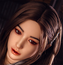 Real Girl D10ヘッド 軟質シリコン製 可愛い 女性ヘッド ラブドールの頭 頭部単品 ヘッド単体 M16ボルト採用 140-170CM身長適用 職人メイク 塗装済み 口開閉機能付き リアルな口腔構造