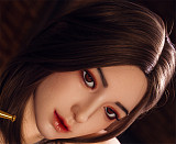 Real Girl D10ヘッド 軟質シリコン製 可愛い 女性ヘッド ラブドールの頭 頭部単品 ヘッド単体 M16ボルト採用 140-170CM身長適用 職人メイク 塗装済み 口開閉機能付き リアルな口腔構造