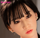 Real Girl 写実主義 D12ヘッド 本人の3Dスキャンデータで開発ヘッド 蠟人形級ヘッド 軟質シリコン製 可愛い 女性ヘッド ラブドールの頭 頭部単品 ヘッド単体 M16ボルト採用 140-170CM身長適用 職人メイク 塗装済み 口開閉機能付き リアルな口腔構造無料