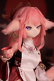 MOZU DOLL 85cm Aカップ 神子 ソフトビニール製頭部 TPE製ボディ 肌色＆眼球色＆メイク＆ウィッグ＆衣装は宣材写真と同じ  6kg