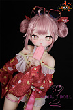 売れ切れ MOZU DOLL 85cm Aカップ 永雛タフィー ソフトビニール製頭部 TPE製ボディ 肌色＆眼球色＆メイク＆ウィッグ＆衣装は宣材写真と同じ  6kg