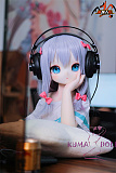 MOZU DOLL 115cm Aカップ 紗霧 ソフトビニール製頭部+TPE製ボディ 肌色＆眼球色＆メイク＆ウィッグ＆衣装は宣材写真と同じ